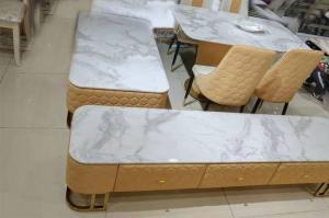 Quality Strong Hardness Faux Marble Coffee Table Good Wear Resistance wholesale