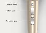 Rotating Nozzle Quick Drying 145mm Portable Hair Blow Dryer