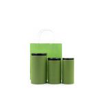 Tin Cover Paper Tube Packaging For Tea Gift With Bags