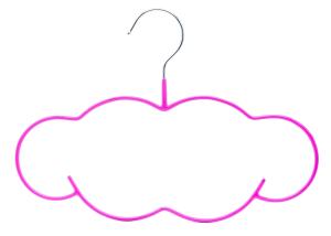 Quality Premium Lovely Cloud-Shaped Sturdy Thick Wire Chrome Wire Hangers wholesale
