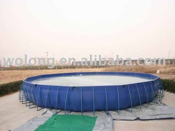 Metal frame pool, Swimming pool
