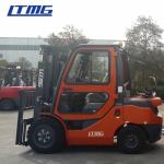 Side Shift 3 .5 Ton Gas Powered Forklift , 4 Wheel Drive Forklift With Cabin