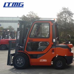 Quality LTMG LPG Gas Forklift Truck 3.5 Ton , Full Free 2 Stage Mast Forklift Machine wholesale