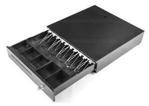 Quality Ivory Black POS Cash Register Drawer 405G 5 Metal Clips 405 x411x90 mm wholesale