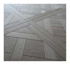 Quality Smooth Unfinished Versailles Euro Oak Panel Engineered wood Flooring, 800x800x20/6MM ABC grade wholesale