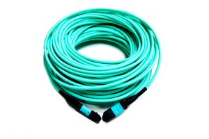 Quality Ceramic Ferrule 8 Core MTP MPO Fiber Cable 10m Singlemode OM4 wholesale