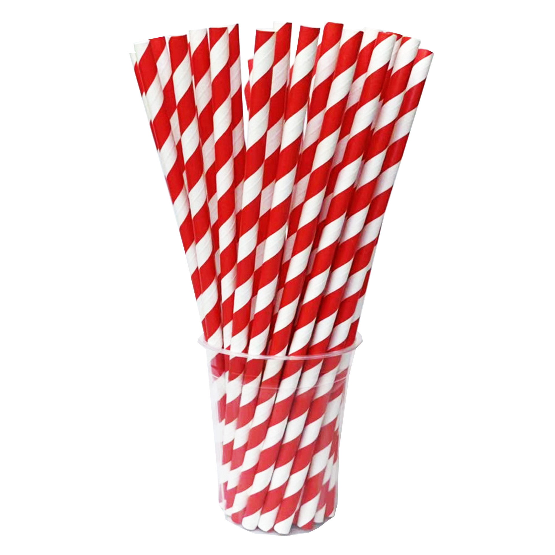 Brown Paper Drinking Straws Bendable Eco Friendly BRC GMP Certification