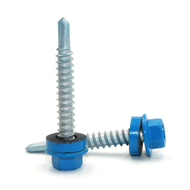 GB Standard Stainless Steel Galvanized Metal Hexagonal Head Self-Drilling Roofing Screw