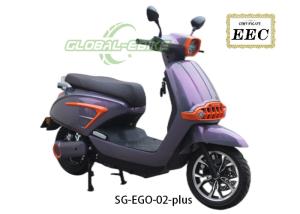 Quality Purple High Speed 75km/H 3000w Motor Power 12 Inch Tire City E-Bike With LED Light wholesale