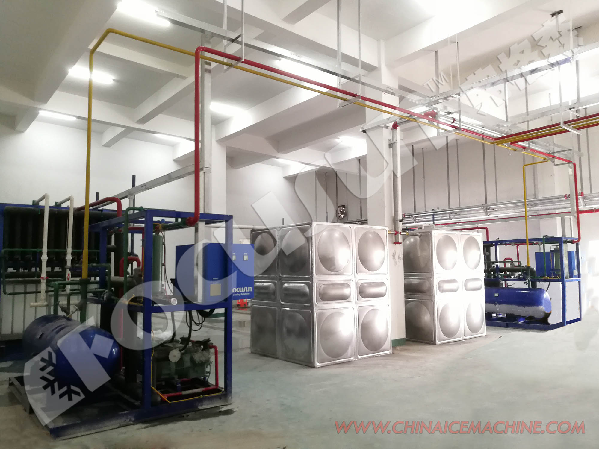 Energy Saving 12 Ton Industrial Direct Cooling Ice Block Making Machine for Block Ice