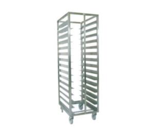 Quality Wheeled Stainless Steel Display Racks Supermarket Bread Shelving wholesale