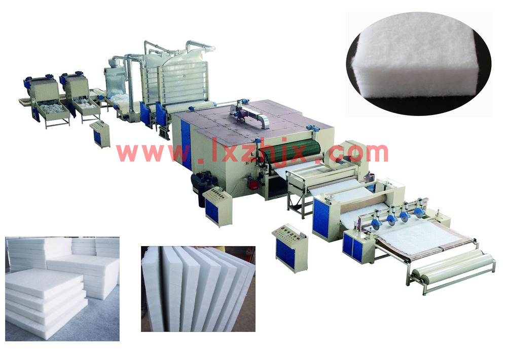 YWJM-1 Hard Wadding and thermo-bonding wadding production line