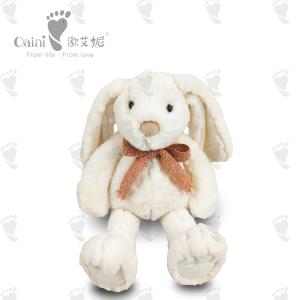 Quality 22 X 31cm CE Soft Plush Toy White Bunny Soft Toy Planet Friendly wholesale