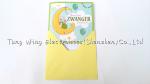 Christmas Square Shaped Musical Greeting Card with sound module