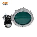 350mm Port Size Pneumatic Powder Butterfly Valve For Batching Plants Cement