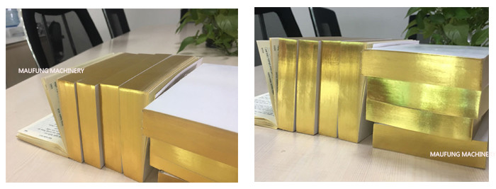 Notebook Book Edge Gilding Machine Hard Cover Book Stamping Machine MF-400C