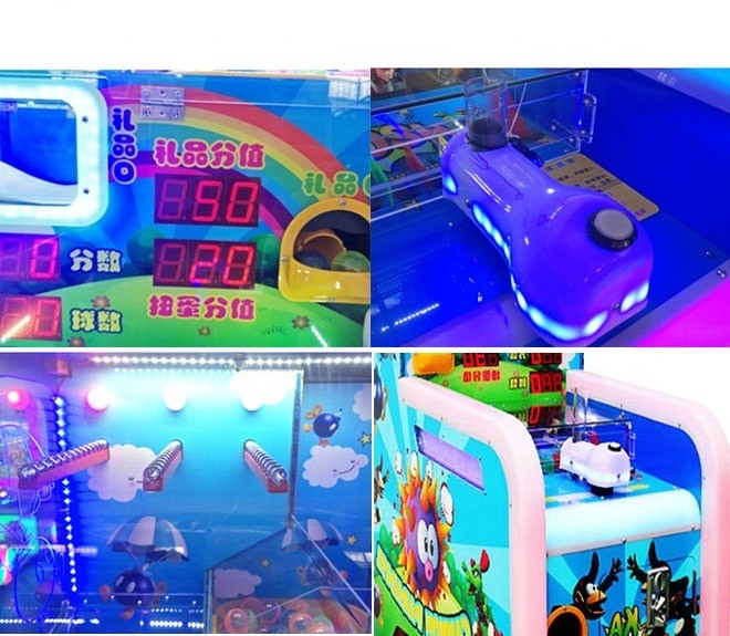 Cannon Paradise Ball Shooting Game Machine PVC + ABS Material Durable