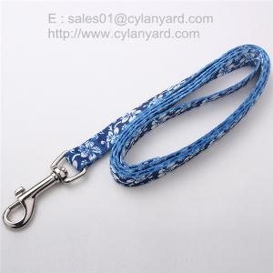 Quality 6ft sublimation dog leash, full color print polyester dog leads, wholesale