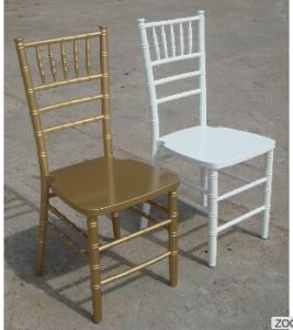Quality White color wood Chiavari chair banquet chair for rental use wholesale
