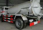 Beiben 8000L -10000L Septic Vacuum Trucks , Cesspit Emptier Truck Customized