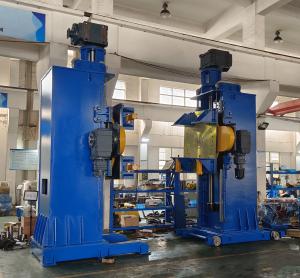 China Single Axis Rotary Welding Positioner 15tons Head And Tail Stock on sale