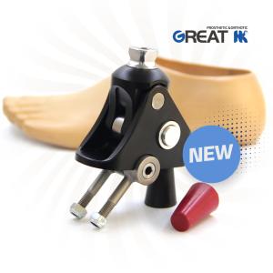 Quality Prosthetic Heel Height Adjustable Two Hole Foot Adaptor wholesale
