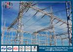 10KV Hot Dip Galvanized Electrical Power Substation Steel Structures