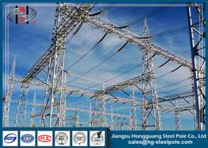 Quality 10KV Hot Dip Galvanized Electrical Power Substation Steel Structures wholesale