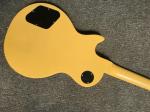 Lp Junior electric guitar yellow color one piece bridge P90 pickups 22 dot inlay