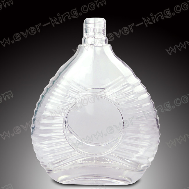 OEM Luxury White Flint 750 ML Rum Glass Bottle