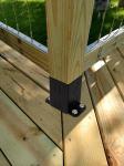 4x4 Wooden Post Fixing Pergola Bracket Essential for Building Construction