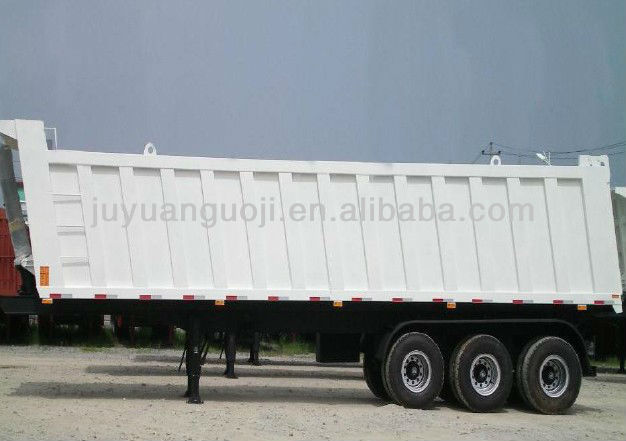 12R22.5 Tires 3 Axle Tipper Semi Trailer for Heavy Duty Cargo Transport