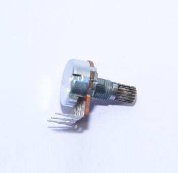 16mm rotary potentiometer with metal shaft, guitar potentiometer, carbon