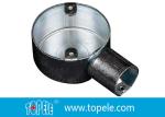 BS Electrical Conduit Fittings Circular Junction Box For Conduit Fittings