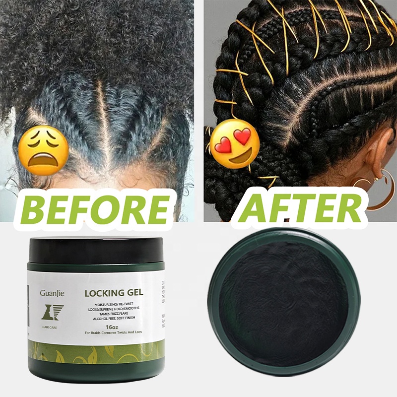 Custom Logo Hair Gel Strong Hold Styling Edge for All Ages No Flake Braid Conditioning