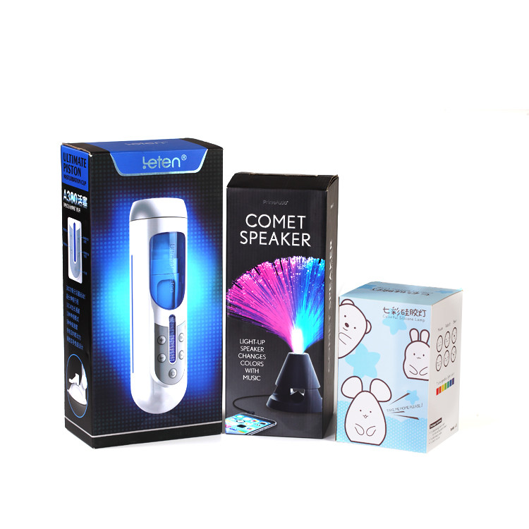 Rectangle Custom Kraft Paper DIY Electronic Product box Accessories Sound And Lamps