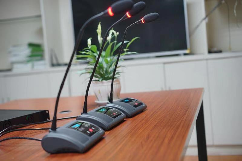 Compact Desktop Conference Microphone CAT5 / CAT6 Cable + Snap Connection