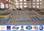 Q345 Customized 12m Galvanized Street Light Pole Stainless Steel Bolts