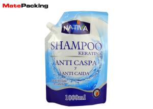 Quality Stand Up Spout Pouch Aluminum Foil For Shampoo Sunscreen Lotion Beauty Products wholesale