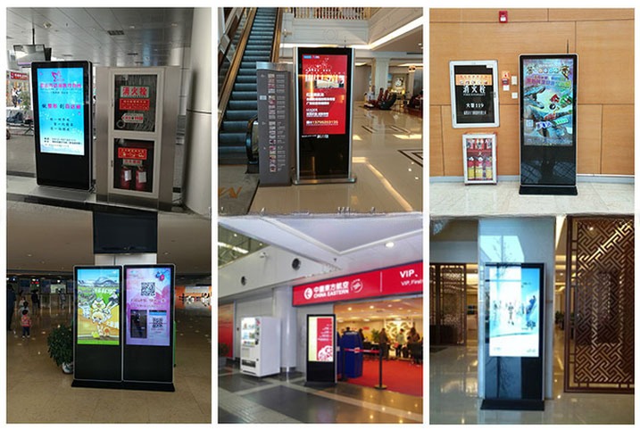 43 inch 4G wifi full hd shopping mall advertising digital display touch screen kiosk price