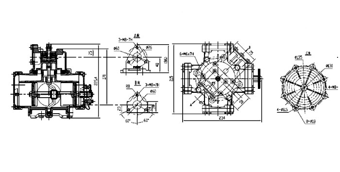 high presion pulser type new design four pisiton flow meter for fuel dispenser