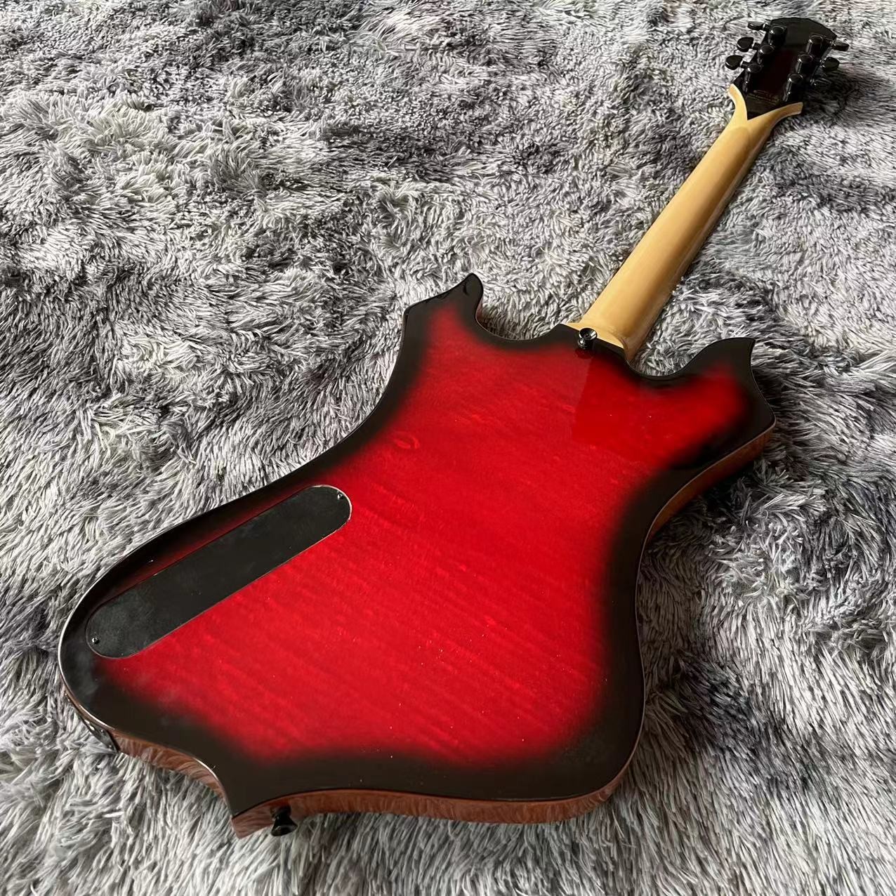 Custom Grand Wylde Audio Nomad Electric Guitar, Quilted Maple Veneer, Ebony Fretboard, Redrum Vortex