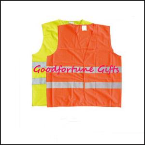 Quality Promotion gift Customed Reflective Vest printed logo wholesale