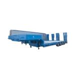 10t Grade 4 Axle 18 Meter Lowboy Axle Flated Low Bed Truck Lowbed Semi Trailer