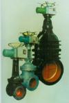 Electric /Manaul Drived Flanged Gate Valve / Sluice Valve with Diameter 100 -