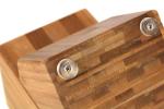 Professional Wooden Universal Knife Block Set , Bamboo Box Knife Holder