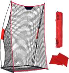 4x7FT Soccer Practice Kicking Net Fiberglass Portable Kicking Net