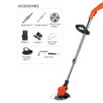 36V 4Ah Batteries Cordless Grass Cutter Lightweight Bush Cutting Machine