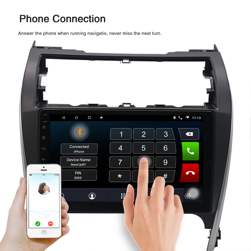 Android Car Stereo For Toyota Camry 2012 2014 2018 10.1" Multi Language 1+32GB