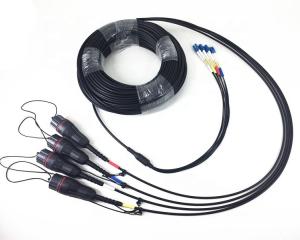 Quality 5m Branch Optical CPRI Cable FLX To DLC 8 Cores Cable 5.5mm Dia wholesale
